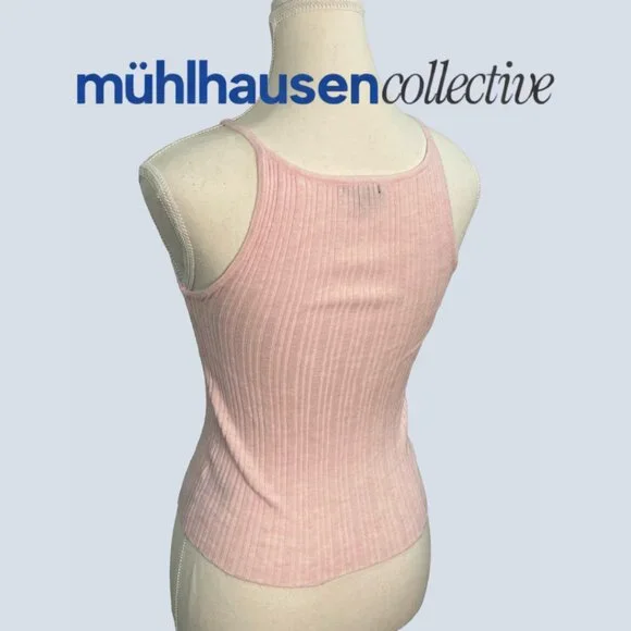 NWT Wild Fable Pink Ribbed Tank Top - Picture 4 of 5